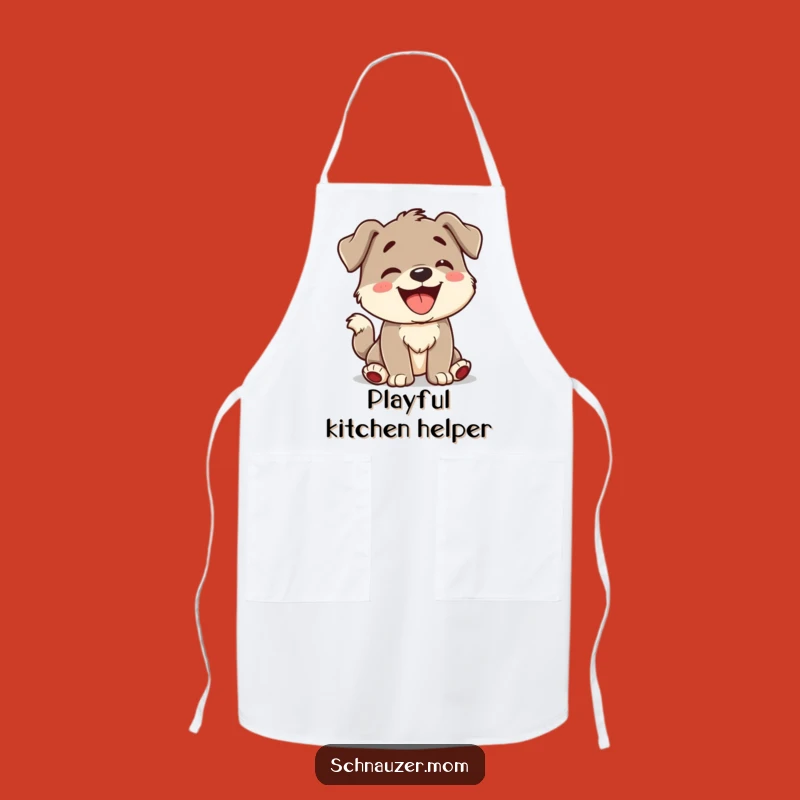 Funny Apron: Playful Chef Dog, Kitchen Humorous Gift