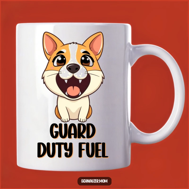 Funny Alert Dog Bark Mug - Hilarious Guard Pup Gift for Watchful Owners