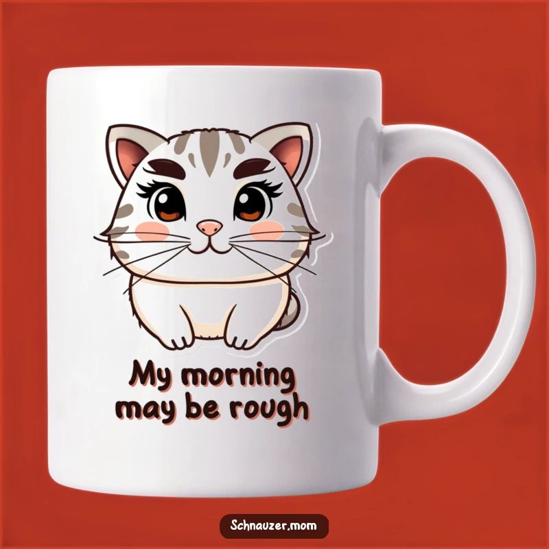 Funny Old Man Mug: Distinguished Gentleman with Bushy Eyebrows, Perfect Humorous Gift