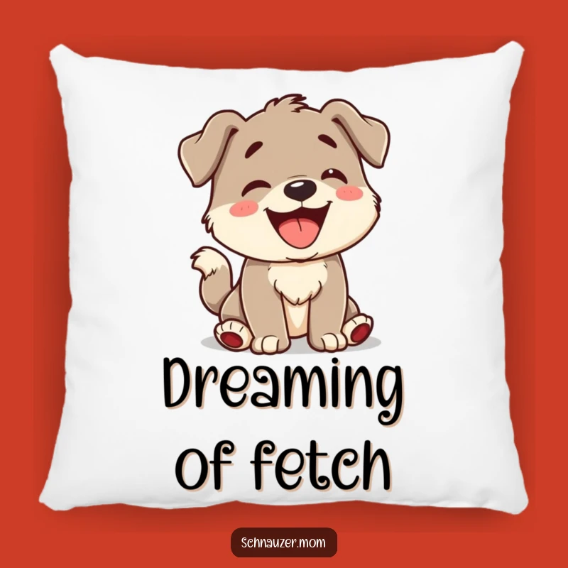 Funny Pillow: Cozy Barking Character Pillow, Comfy Humorous Gift