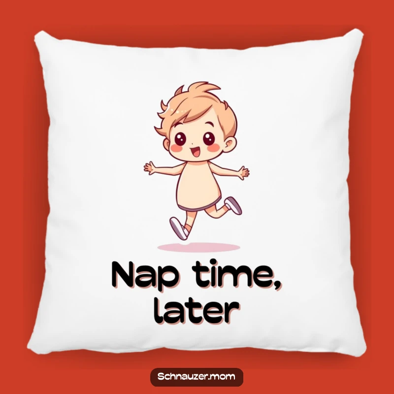 Funny Accent Pillow: Confident Prancing Character, Perfect Comfy Gift