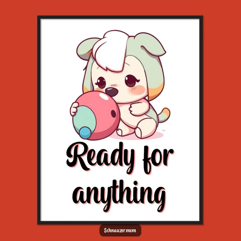 Funny Eager Character Nudge Digital Art - Instant Humorous Download