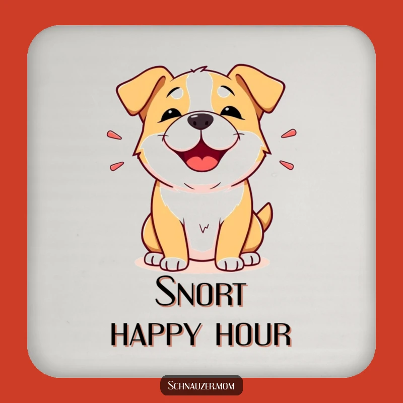 Funny Dog Coasters: Snorting Pups for Your Hilarious Drink Protection!