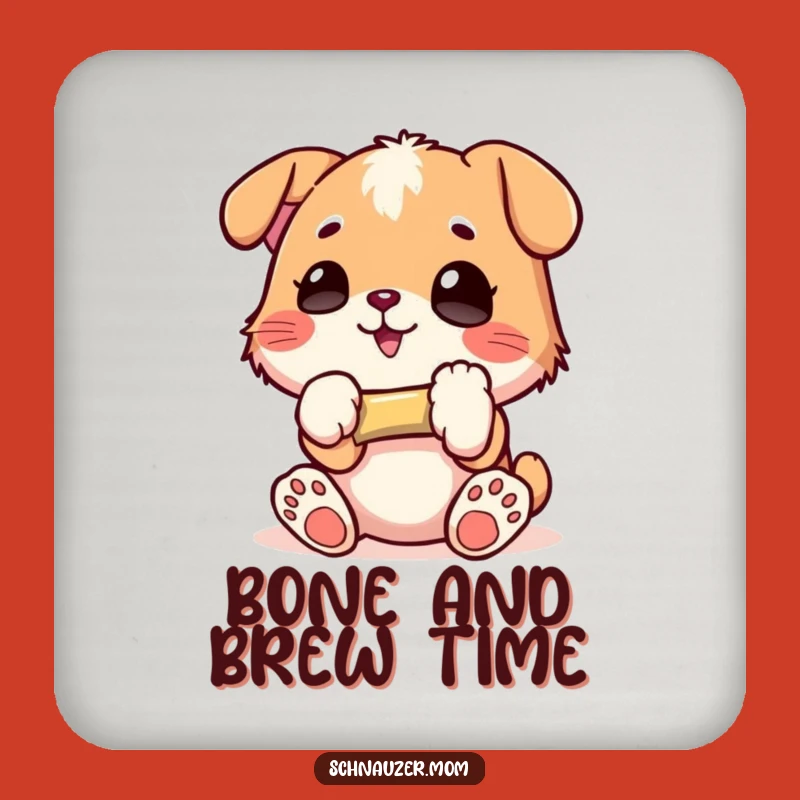 Funny Drink Coaster Set: Glee Bone Character, Perfect Bar Accessory Gift