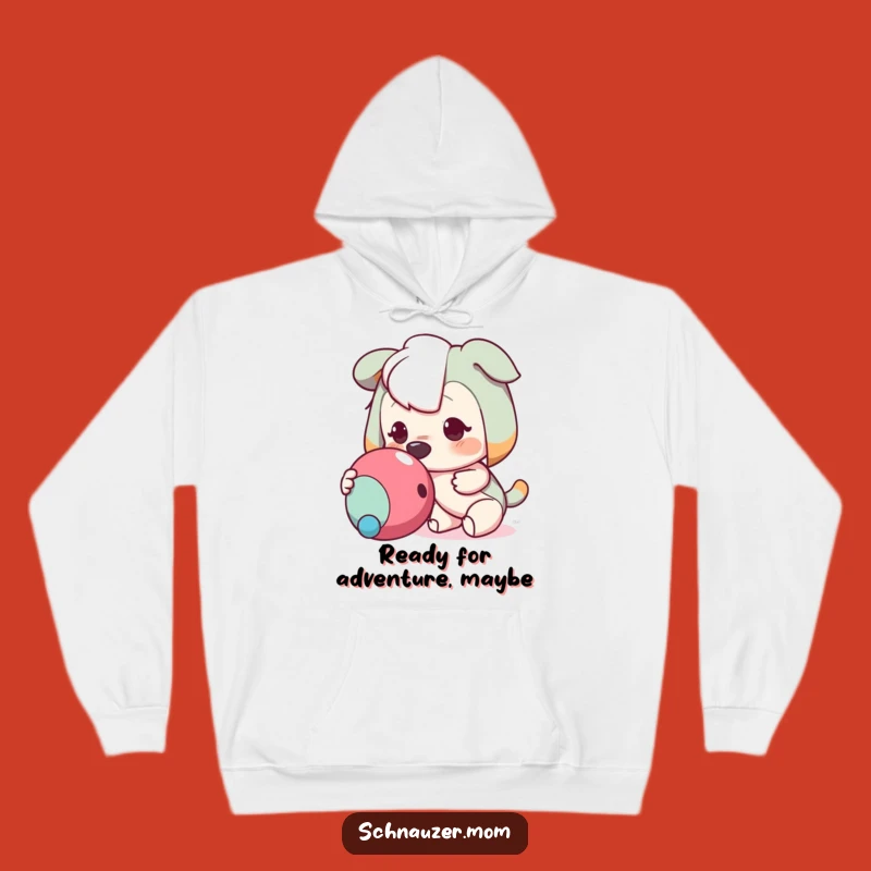 Funny Eager Character Nudge Hoodie - Cozy and Hilarious Gift Idea