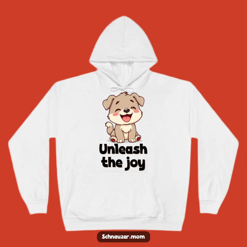 Funny Hoodie: Cozy Barking Dog with Wagging Tail, Cozy Humorous Gift