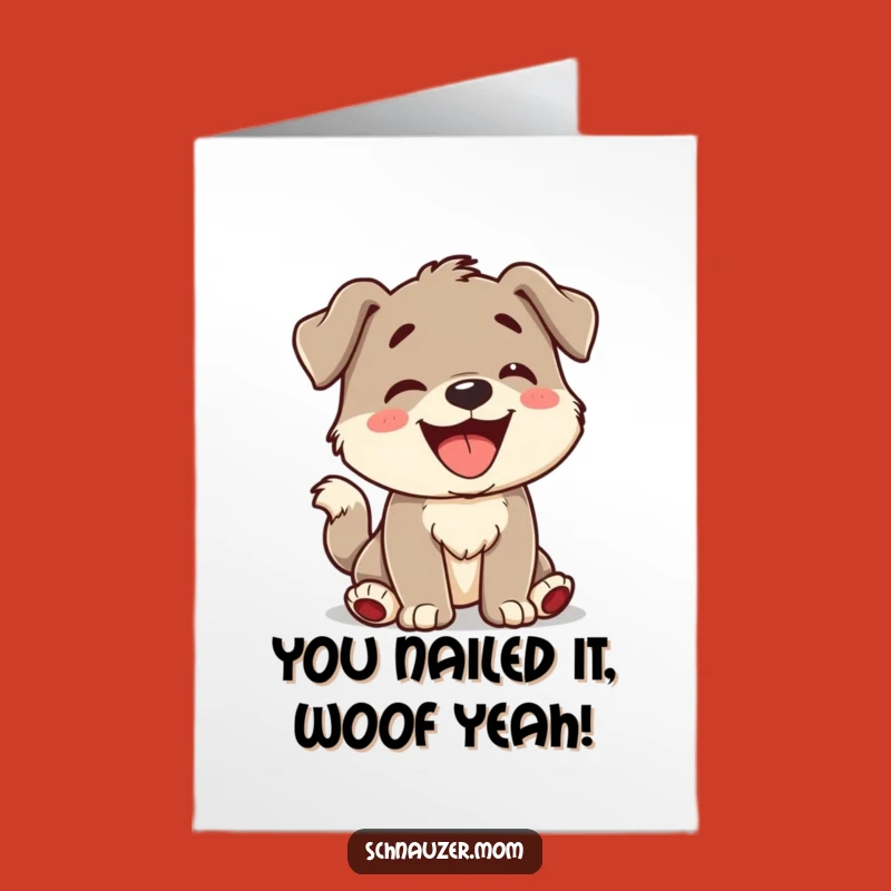 Free Printable Congrats Card: Playful Character, Hilarious Downloadable Gift for Celebration
