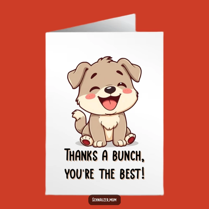 Free Printable Thank You Card: Playful Character, Funny Downloadable Gift for Gratitude