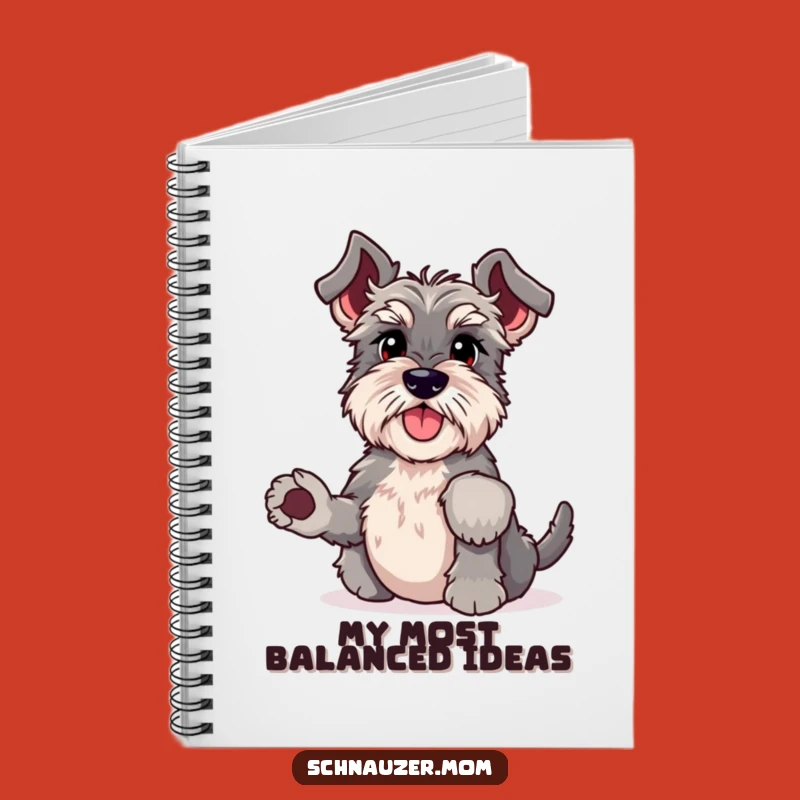 Funny Schnauzer Headstand Notebook: Jot Down Ideas with This Hilarious Dog Journal