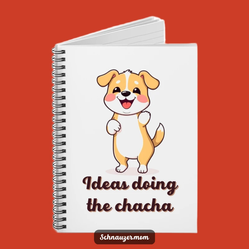 Funny Dancing Dog Wiggle Notebook - Hilarious Journal for Joyful Ideas Gift