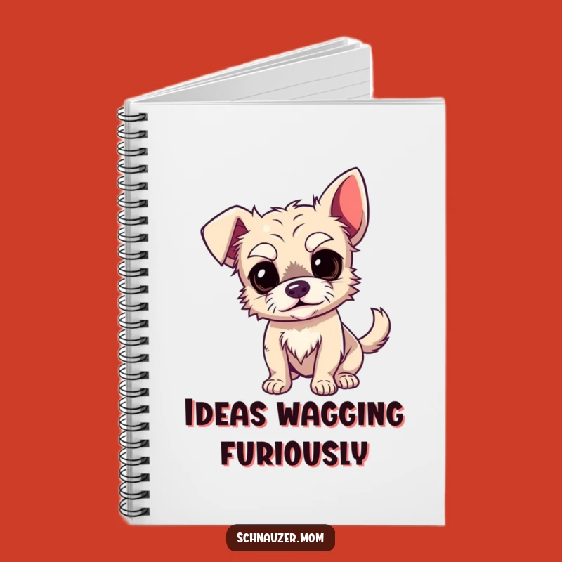 Funny Dog Notebook: Expressive Eyebrows and Wagging Tail for Your Hilarious Ideas!