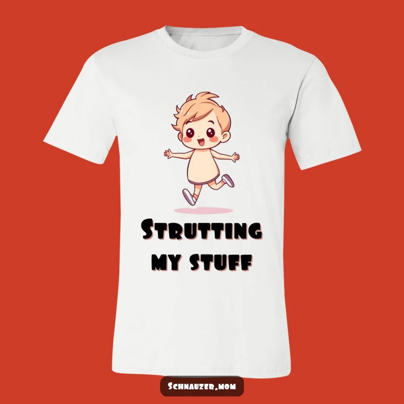 Funny Prancing T-Shirt: Confident Energetic Character, Great Gift