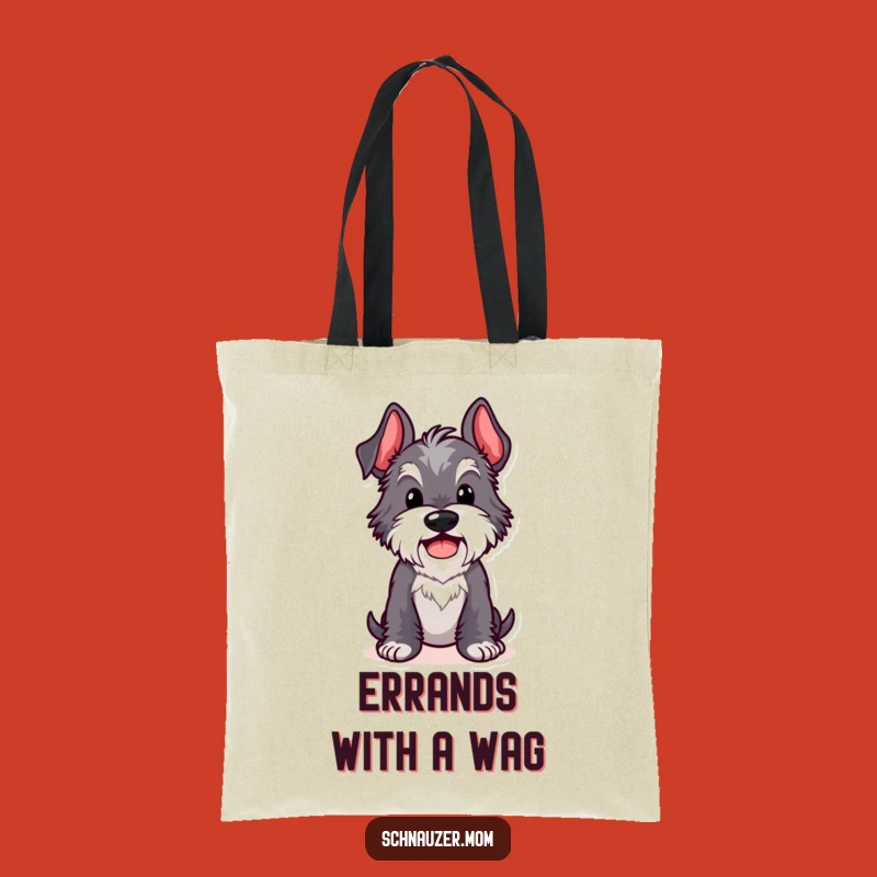 Funny Kawaii Schnauzer Comical Pose Tote Bag - Carry Your Cheer