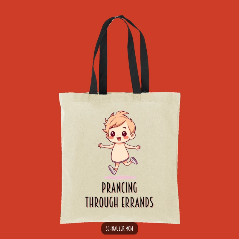 Funny Tote Bag: Confident Prancing Character, Perfect Accessory Gift